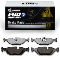 Euro Ceramic Brake Pads, 1981-1991 BMW, Position: Rear