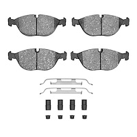 Euro Ceramic Brake Pads & Hardware Kit, 1995-2006 Fits Multiple Makes/Models, Position: Front