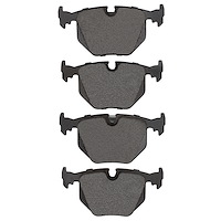 Euro Ceramic Brake Pads, 1991-2010 Fits Multiple Makes/Models, Position: Rear