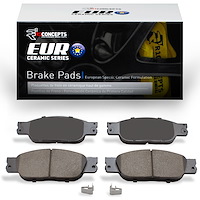 Euro Ceramic Brake Pads, 2003-2005 Jaguar, Position: Front