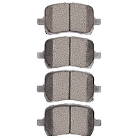Euro Ceramic Brake Pads, 2004-2012 GM, Position: Front