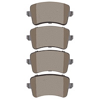 Euro Ceramic Brake Pads, 2008-2017 Audi/Porsche/Volkswagen, Position: Rear