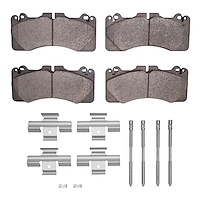 Euro Ceramic Brake Pads & Hardware Kit, Fits Select Lexus/Toyota/Scion, Position: Front