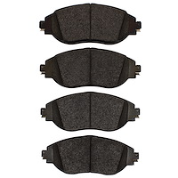 Euro Ceramic Brake Pads, Fits Select Audi/Porsche/Volkswagen, Position: Front