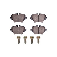Euro Ceramic Brake Pads & Hardware Kit, Fits Select Fits Multiple Makes/Models, Position: Front
