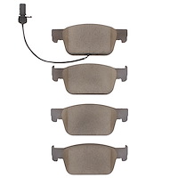 Euro Ceramic Brake Pads, Fits Select Audi/Porsche/Volkswagen, Position: Front