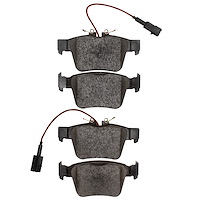 Euro Ceramic Brake Pads, 2017-2021 Alfa Romeo, Position: Rear