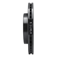 E-Line Drilled & Slotted Black Brake Rotor, 2004-2010 Fits Multiple Makes/Models, Position: Front Right