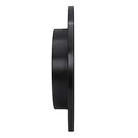E-Line Drilled & Slotted Black Brake Rotor, Fits Select Lexus/Toyota/Scion, Position: Rear Right