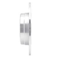 E-Line Drilled & Slotted Silver Brake Rotor, 1987-2015 Fits Multiple Makes/Models, Position: Rear Right