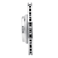 E-Line Slotted Brake Rotor, Fits Select Mopar, Position: Rear