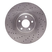 E-Line Drilled Brake Rotor, Fits Select Mercedes-Benz, Position: Front