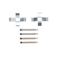 Disc Brake Hardware Kit, 1972-1985 Fits Multiple Makes/Models, Position: Rear