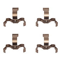 Disc Brake Hardware Kit, Fits Select Audi/Porsche/Volkswagen, Position: Rear