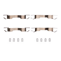 Disc Brake Hardware Kit, 1966-1992 Fits Multiple Makes/Models, Position: Rear