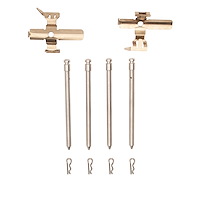 Disc Brake Hardware Kit, Fits Select Multiple Makes/Models, Position: Rear