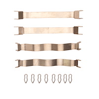 Disc Brake Hardware Kit, 1971-1983 Renault, Position: Front