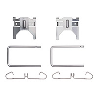 Disc Brake Hardware Kit, 1980-1989 Peugeot, Position: Rear