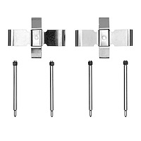 Disc Brake Hardware Kit, 1976-1986 BMW, Position: Front