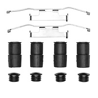 Disc Brake Hardware Kit, 1981-1991 BMW, Position: Rear