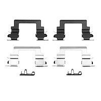 Disc Brake Hardware Kit, Fits Select Fits Multiple Makes/Models, Position: Front