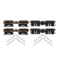 Disc Brake Hardware Kit, Fits Select Fits Multiple Makes/Models, Position: Front