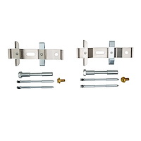 Disc Brake Hardware Kit, Fits Select Fits Multiple Makes/Models, Position: Rear