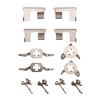 Disc Brake Hardware Kit, 1985-1988 Fits Multiple Makes/Models, Position: Rear