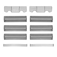 Disc Brake Hardware Kit, 1994-2002 GM, Position: Rear