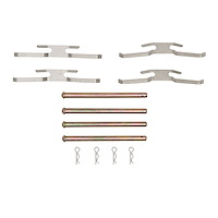 Disc Brake Hardware Kit, 1988-1990 GM, Position: Front