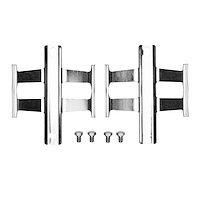 Disc Brake Hardware Kit, 1986-1992 Ford/Lincoln/Mercury/Mazda, Position: Front