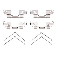 Disc Brake Hardware Kit, Fits Select Fits Multiple Makes/Models, Position: Front