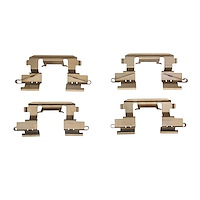 Disc Brake Hardware Kit, Fits Select Fits Multiple Makes/Models, Position: Rear
