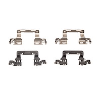 Disc Brake Hardware Kit, Fits Select Audi/Porsche/Volkswagen, Position: Front & Rear