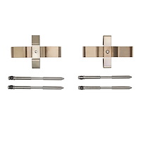 Disc Brake Hardware Kit, Fits Select Lexus/Toyota/Scion, Position: Front