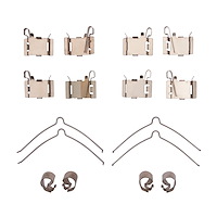 Disc Brake Hardware Kit, Fits Select Lexus/Toyota/Scion, Position: Front & Rear