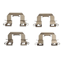 Disc Brake Hardware Kit, Fits Select Ford/Lincoln/Mercury/Mazda, Position: Front & Rear