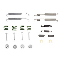 Drum Brake Hardware Kit, 1990-1993 GM, Position: Rear