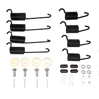 Drum Brake Hardware Kit, 1950-1987 Fits Multiple Makes/Models, Position: Rear