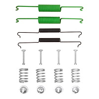 Drum Brake Hardware Kit, 1958-1977 Audi/Porsche/Volkswagen, Position: Front