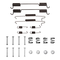 Drum Brake Hardware Kit, 1963-1979 Audi/Porsche/Volkswagen, Position: Rear