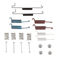 Drum Brake Hardware Kit, 1979-1991 Audi/Porsche/Volkswagen, Position: Rear