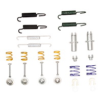 Drum Brake Hardware Kit, 2010-2015 Lexus/Toyota/Scion, Position: Rear
