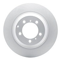 Hi-Carbon Alloy Geomet-Coated Rotor, Fits Select Audi/Porsche/Volkswagen, Position: Rear