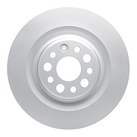 Hi-Carbon Alloy Geomet-Coated Rotor, Fits Select Tesla, Position: Rear