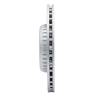 Hi-Carbon Alloy Geomet-Coated Rotor, Fits Select Mercedes-Benz, Position: Rear