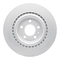 Hi-Carbon Alloy Geomet-Coated Rotor, Fits Select Audi/Porsche/Volkswagen, Position: Rear