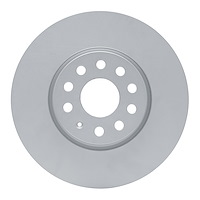 Hi-Carbon Alloy Geomet-Coated Rotor, Fits Select Audi/Porsche/Volkswagen, Position: Front