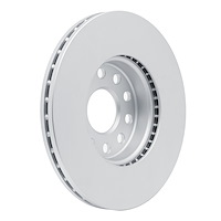 Hi-Carbon Alloy Geomet-Coated Rotor, Fits Select Audi/Porsche/Volkswagen, Position: Front