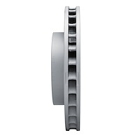 Hi-Carbon Alloy Geomet-Coated Slotted Rotor, 1982-1985 Audi/Porsche/Volkswagen, Position: Front Left